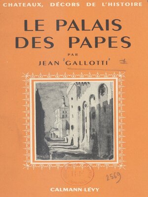 cover image of Le palais des papes